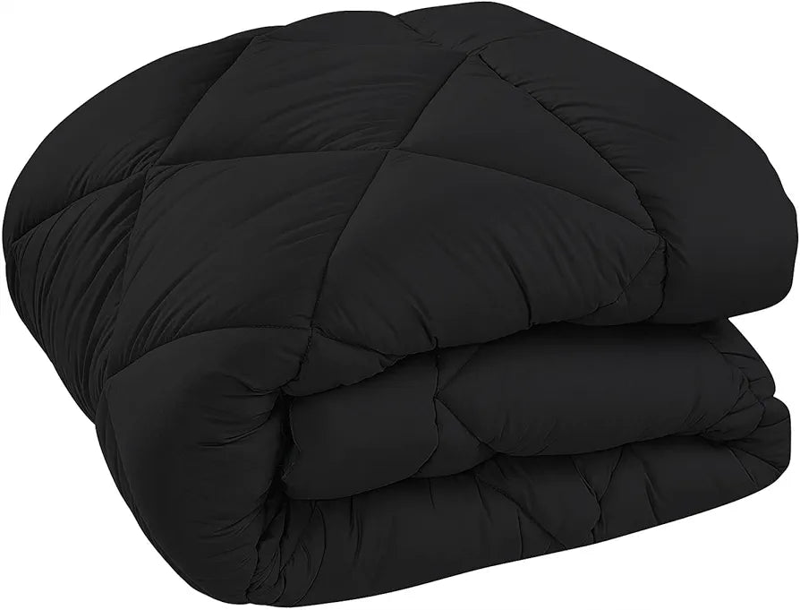 Cloth Fusion Reversible AC Comforter Set Double Bed 220 GSM,Soft Microfibre King Size Quilt Blanket for Winter